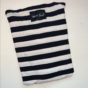 Milk Snob Black and White Striped Cover